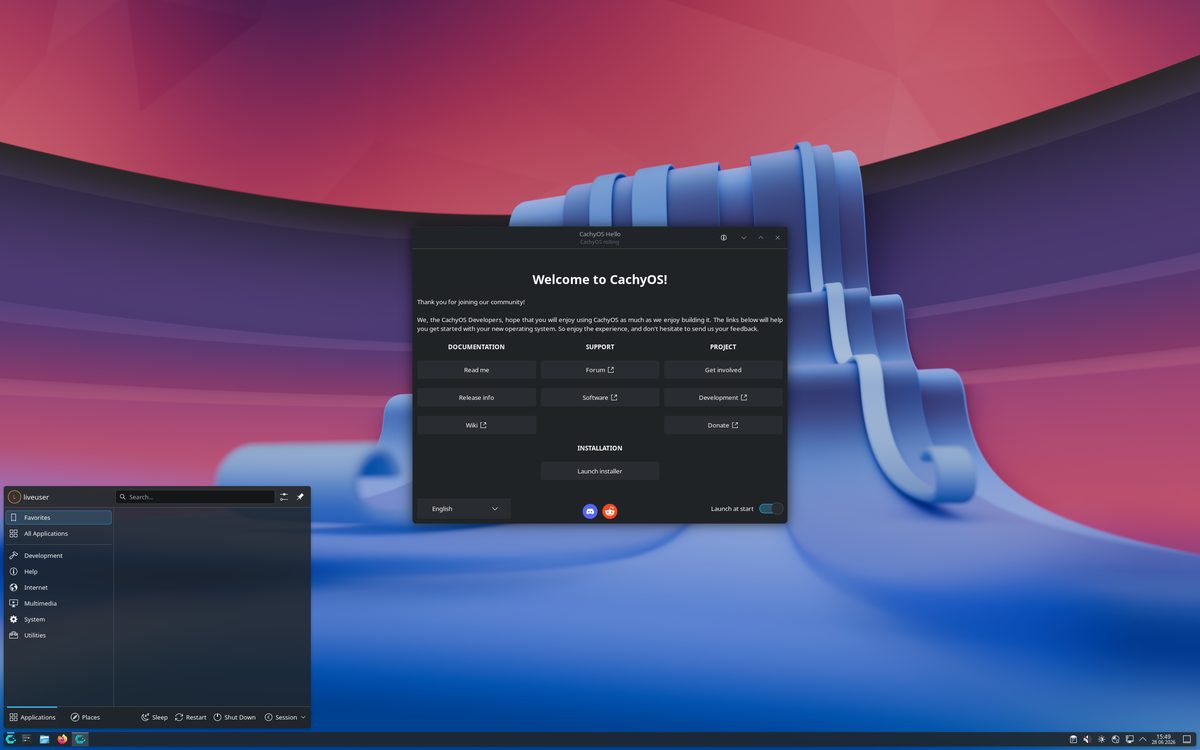 CachyOS desktop screenshot