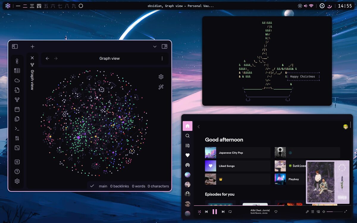 Hyprland desktop screenshot