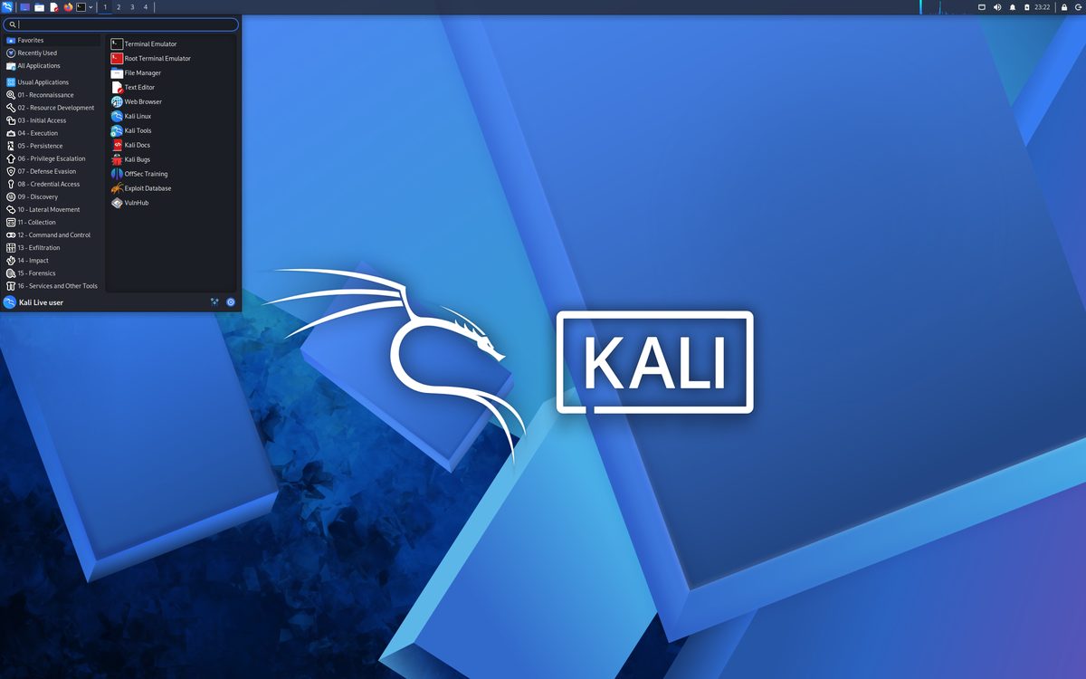 Kali Linux desktop screenshot