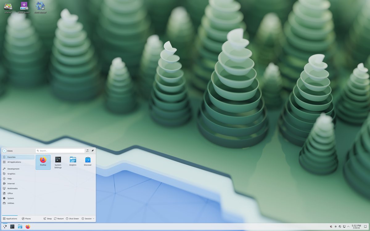 NixOS desktop screenshot