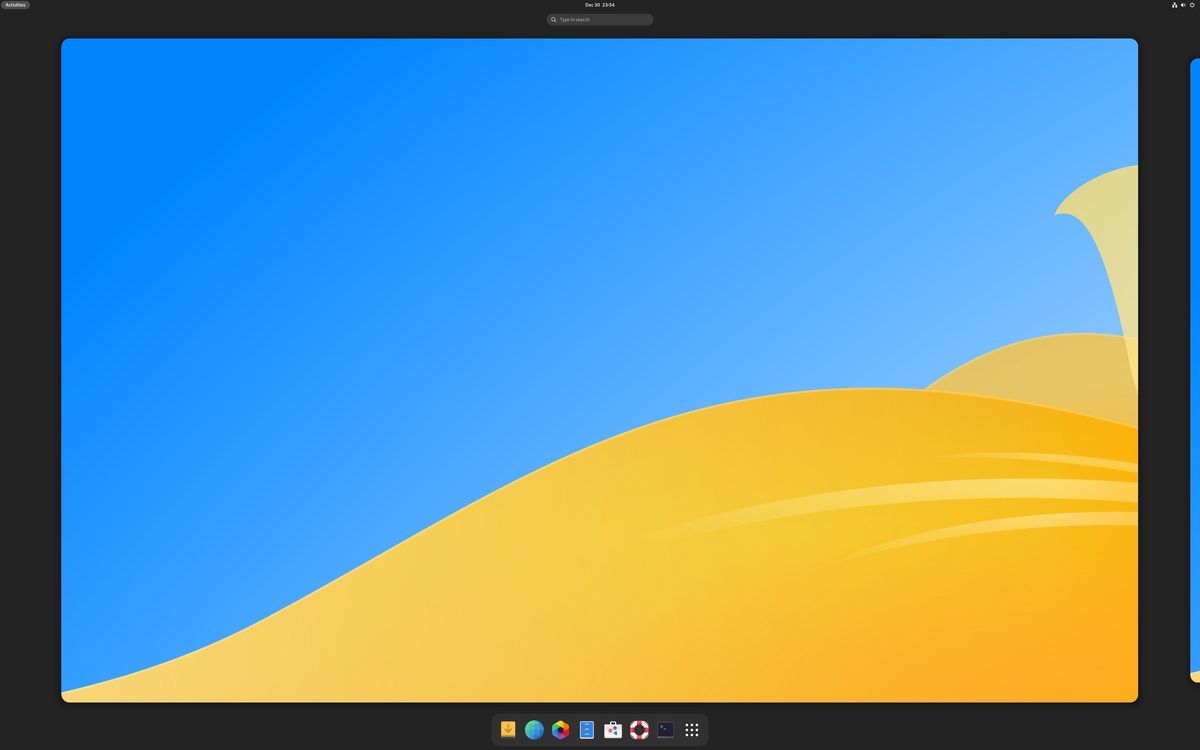 Vanilla OS desktop screenshot